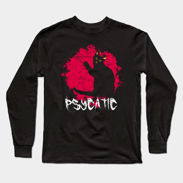 Psycatic, Psychotic Long Sleeve T-Shirt by maxdax